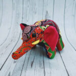 Elephant Made Of Brocade Fabric